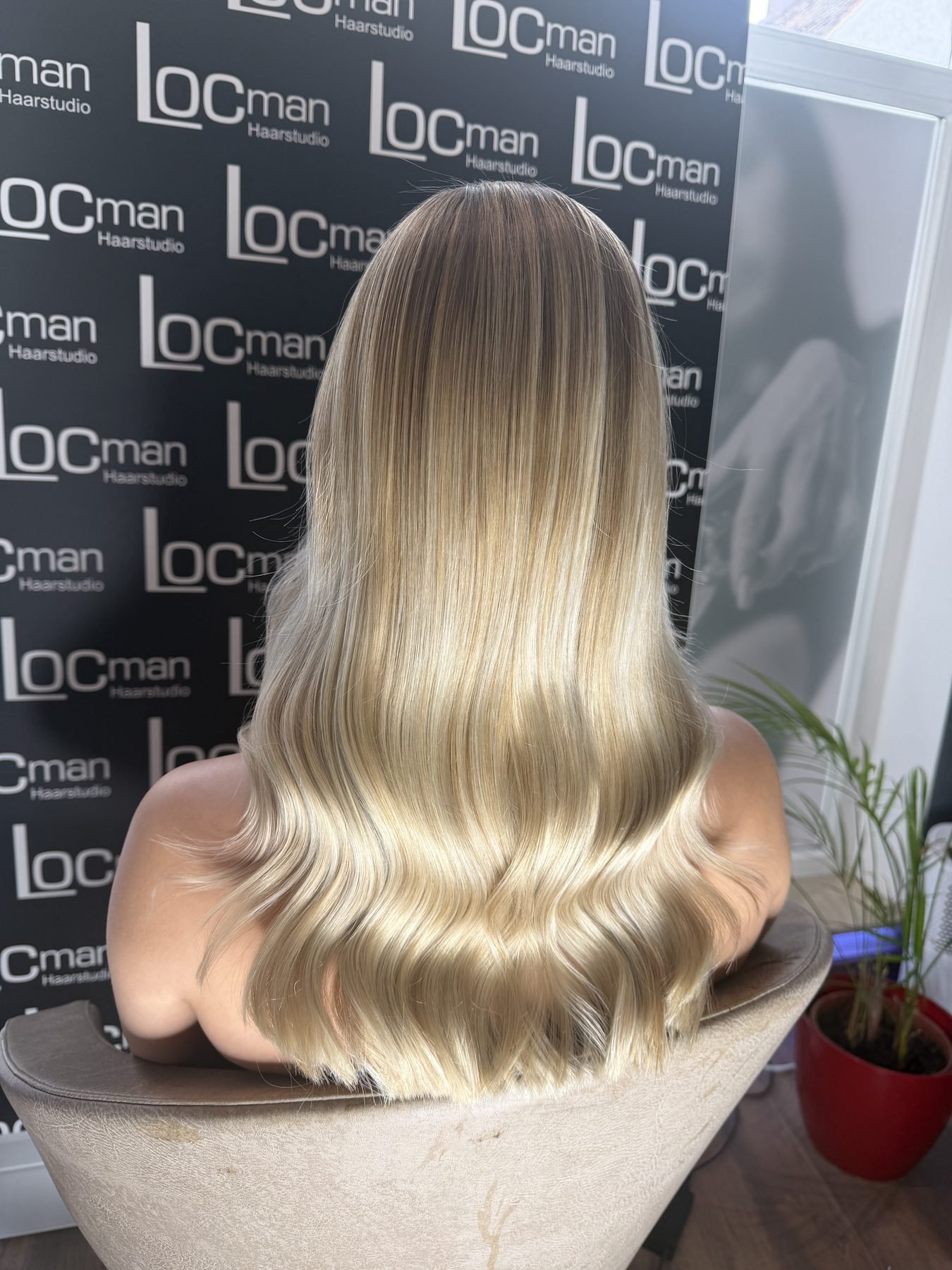 Blonde Glamour-Wellen